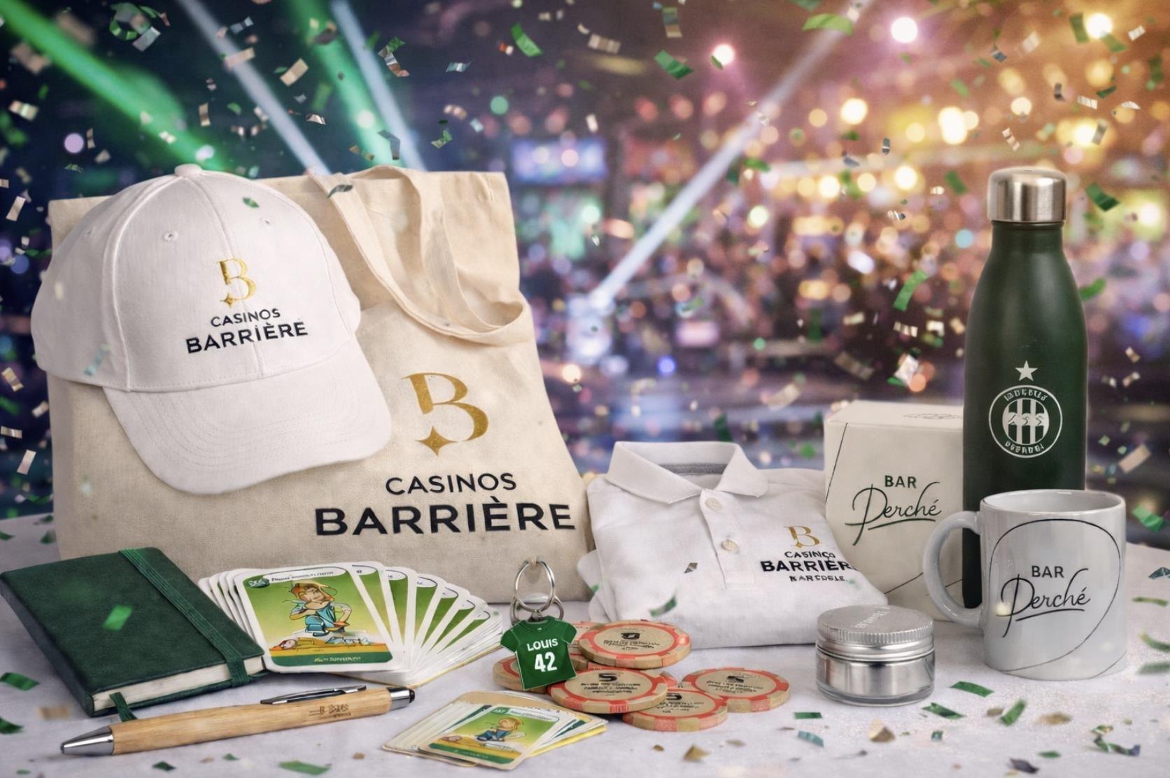 Objets et supports premium Groupe Barrière